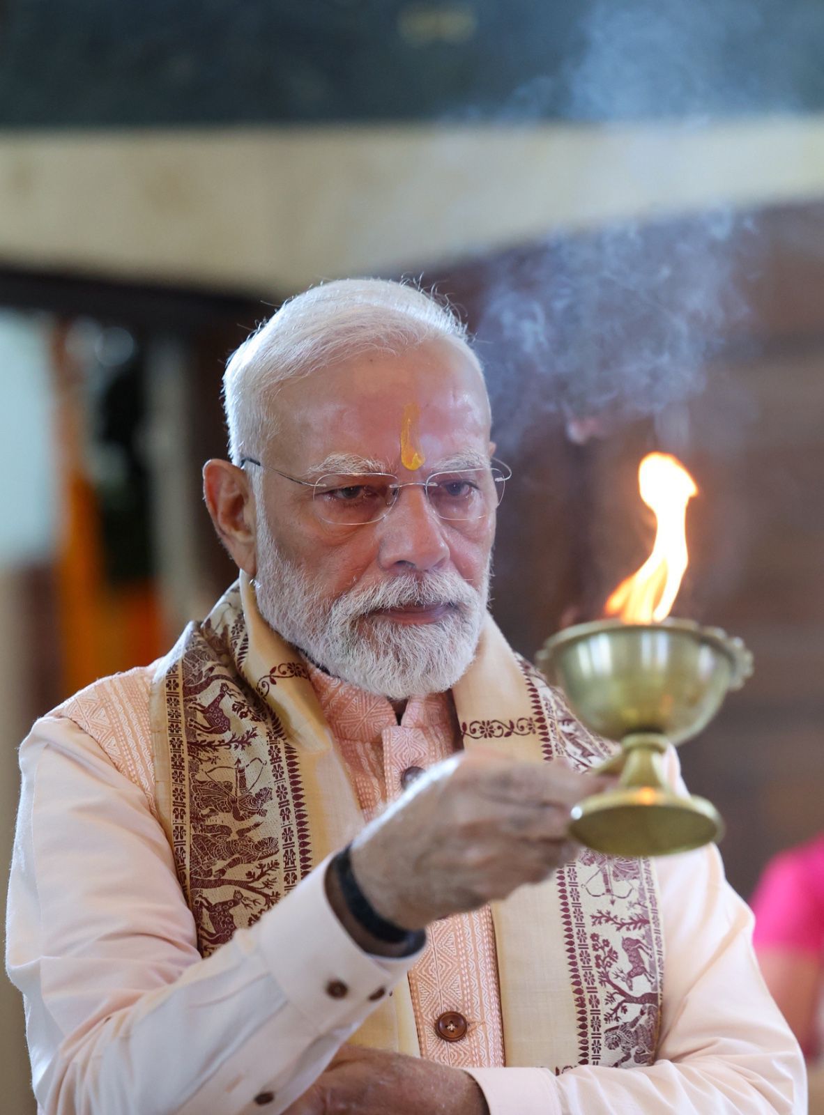 The Prime Minister's Homage to the Divine Mother